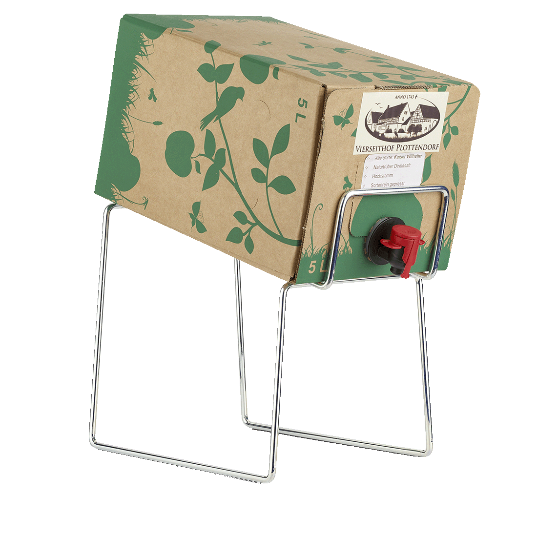 Apfelsaft vom Hochstamm (5 Liter Bag-in-Box)