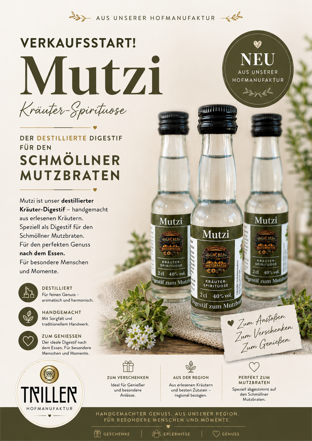 Mutzi Trio - 3x 2cl