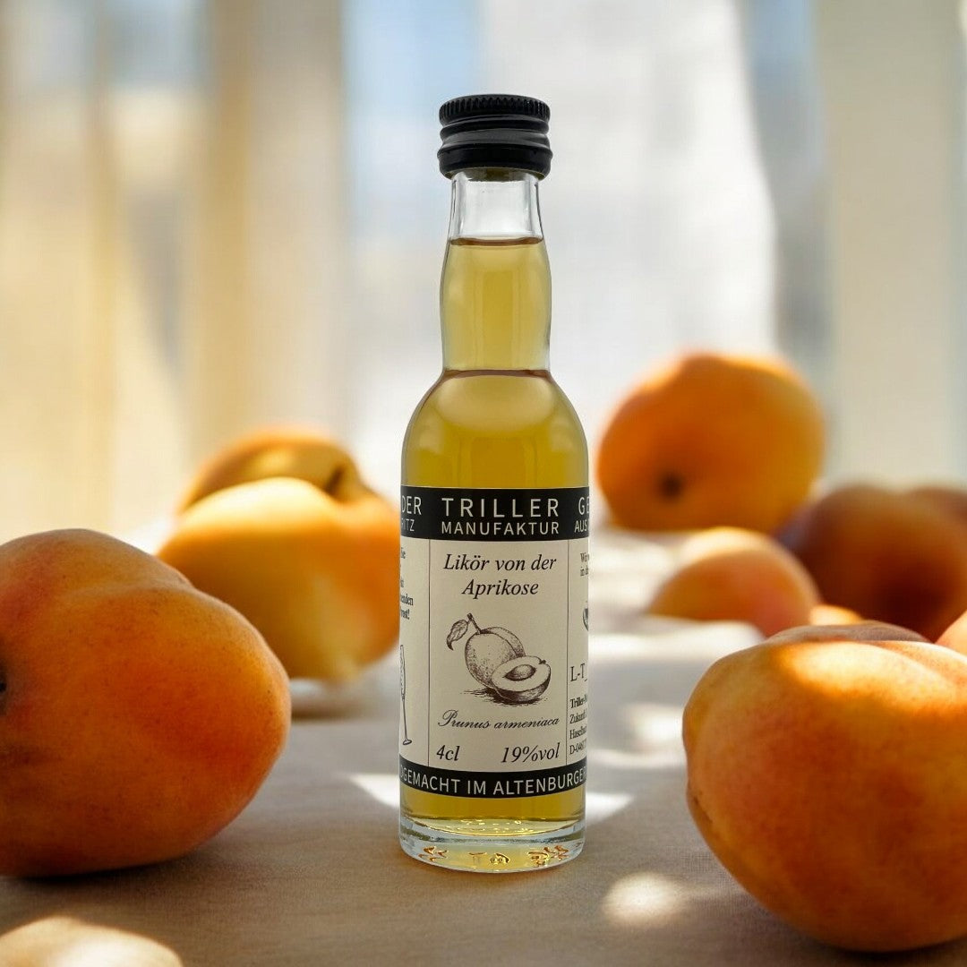 Likör von der Aprikose - 4cl - Miniatur